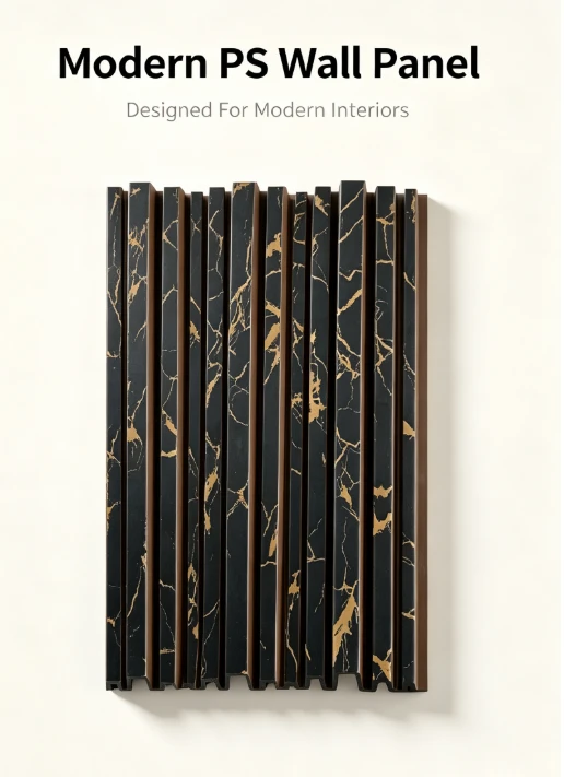 Modern Decorative PS Wall Panel For Residential And Commercial Interiors suppliers