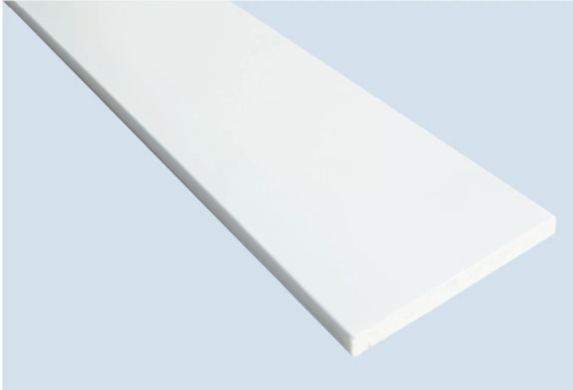 Straight Edge White PS grindjuostės apdaila